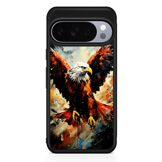 Eagle Flying In The Sky Google Pixel 10 Pro Case | Slim Google Pixel 10 Pro Rubber Case