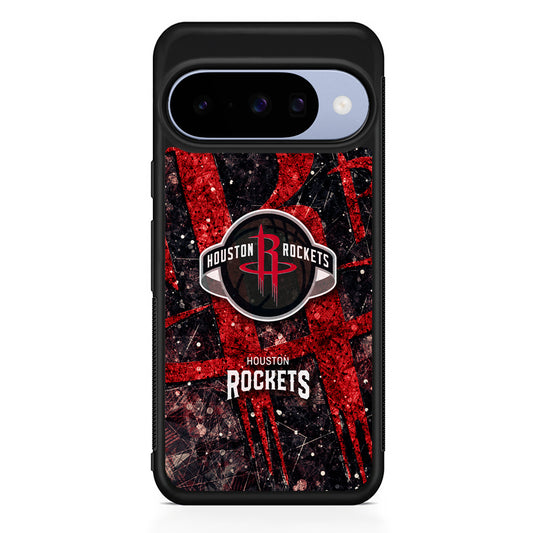NBA Houston Rockets Glory Google Pixel 10 Case | Google Pixel 10 Rubber Protective Case