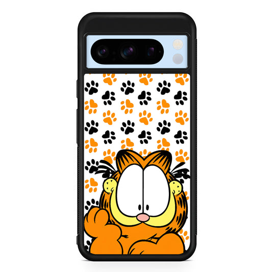 Garfield And His Footprints Google Pixel 8 Pro Case | Slim Rubber Case for Google Pixel 8 Pro