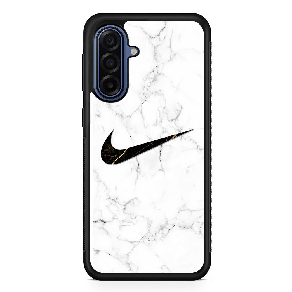 Nike Gold Line in Marble Samsung Galaxy A17 Case | Samsung Galaxy A17 Protective Rubber Case