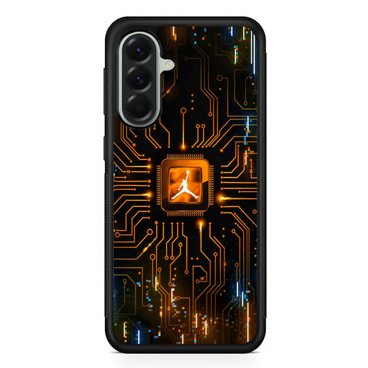 Air Jordan Golden Chip Samsung Galaxy A56 Case | Samsung Galaxy A56 Rubber Protective Case