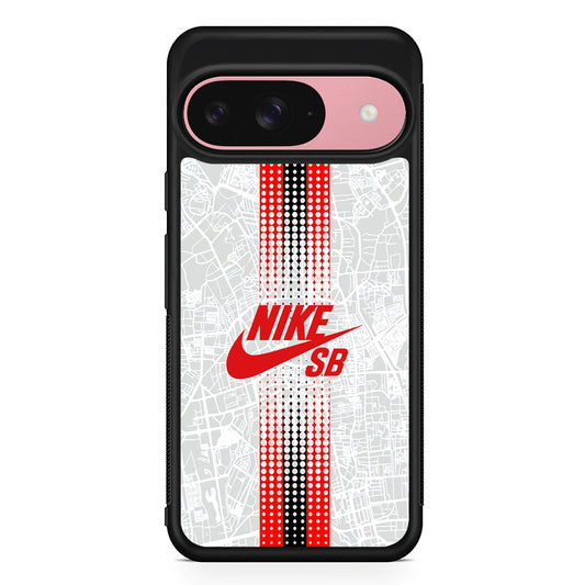 Nike SB in Town Map Google Pixel 9 Case | Durable Google Pixel 9 Cover