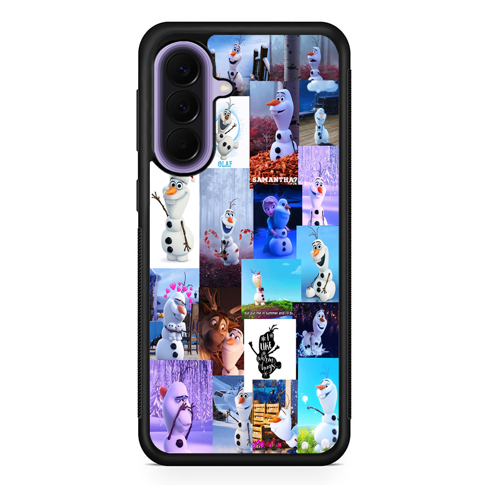 Olaf Frozen Aesthetic Samsung Galaxy A57 Case | Slim Samsung Galaxy A57 Rubber Case
