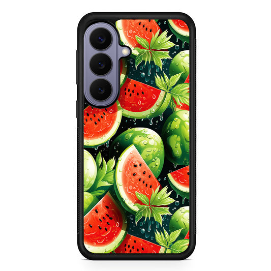 Watermelon Summer Fresh Fruit Samsung Galaxy S26 Case | Durable Rubber Case for Samsung Galaxy S26