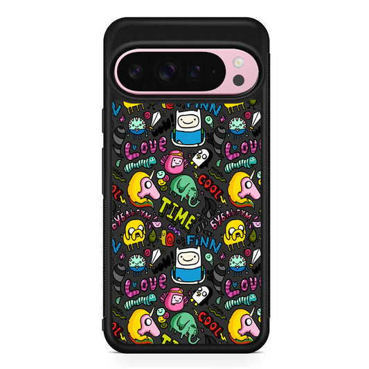 Adventure Time Pattern Google Pixel 9 Pro XL Case | Protective Cover