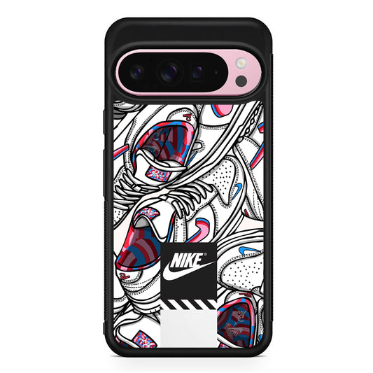 Nike Rainbow in White Cloud Google Pixel 9 Pro XL Case | Protective Cover