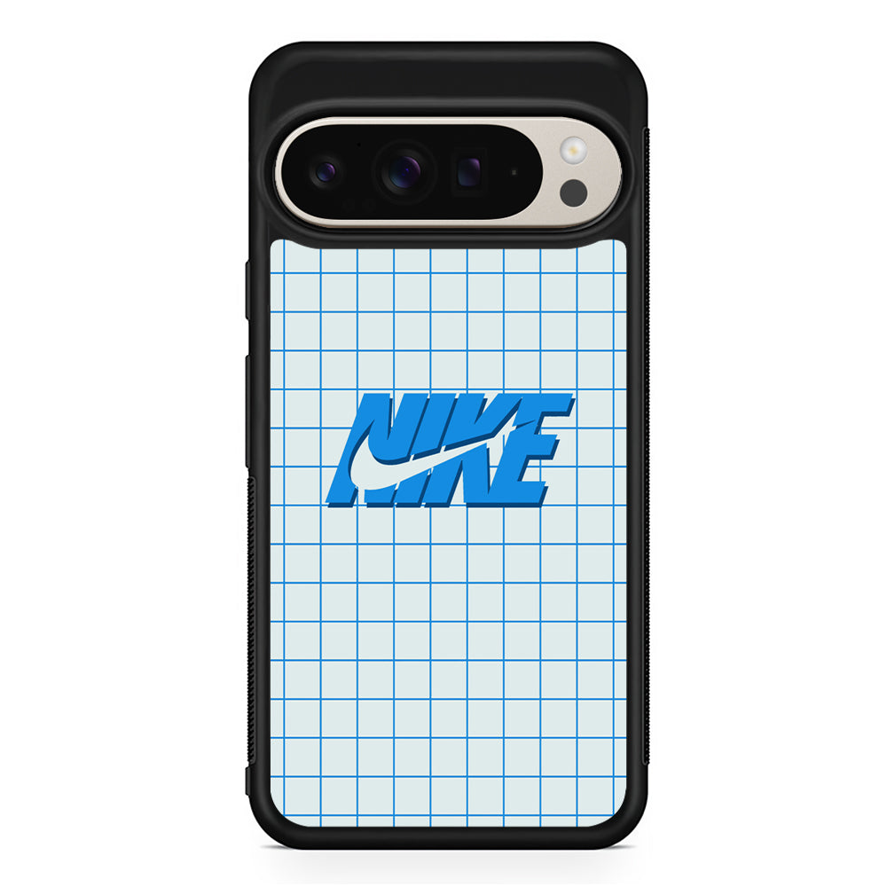 Nike Blue Square Spot Google Pixel 9 Pro Case | Slim Protective Cover