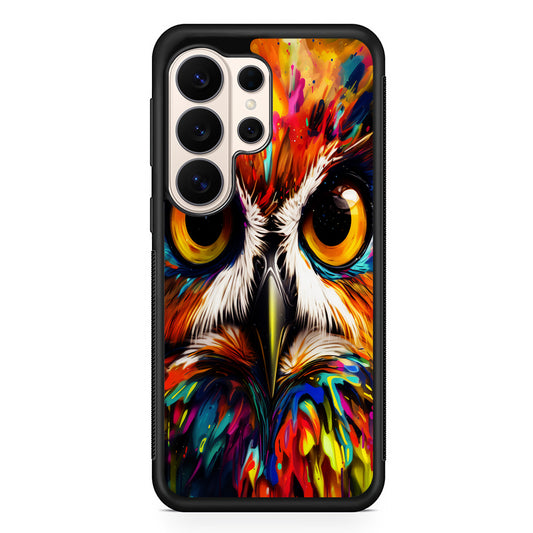 Colorful Owl Face Samsung Galaxy S26 Ultra Case | Slim Protective Case for Samsung Galaxy S26 Ultra