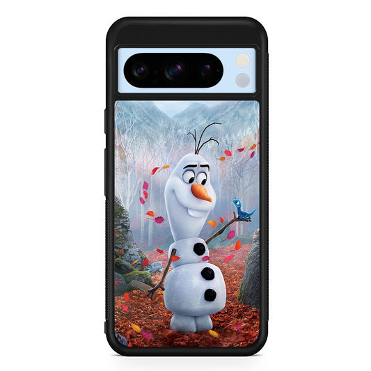 Olaf Frozen in the morning Google Pixel 8 Pro Case | Slim Rubber Case for Google Pixel 8 Pro