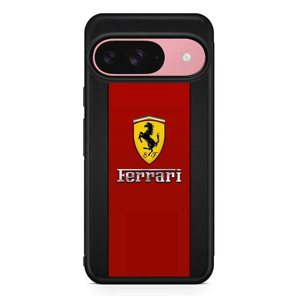 Ferrari Destiny of Voyage Google Pixel 9 Case | Google Pixel 9 Protective Rubber Case