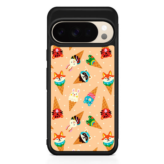 Cartoon Ice Cream Cones Google Pixel 10 Pro XL Case | Slim Google Pixel 10 Pro XL Protective Case