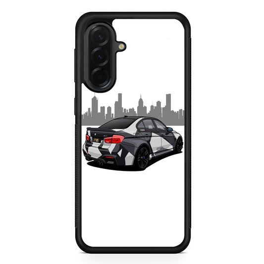 BMW M3 F80 Car White Samsung Galaxy A36 Case | Slim Samsung Galaxy A36 Protective Case