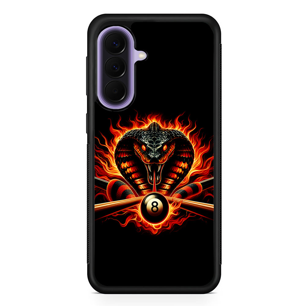 Cobra Head Ball Number 8 Samsung Galaxy A57 Case | Slim Samsung Galaxy A57 Rubber Case