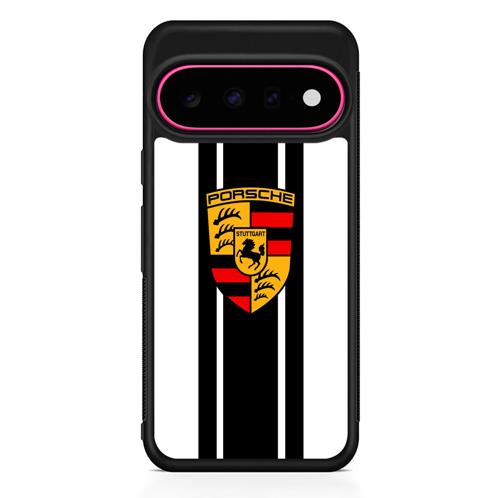 Porsche Stripe White Emblem Google Pixel 11 Case - Stylish Protective Phone Case