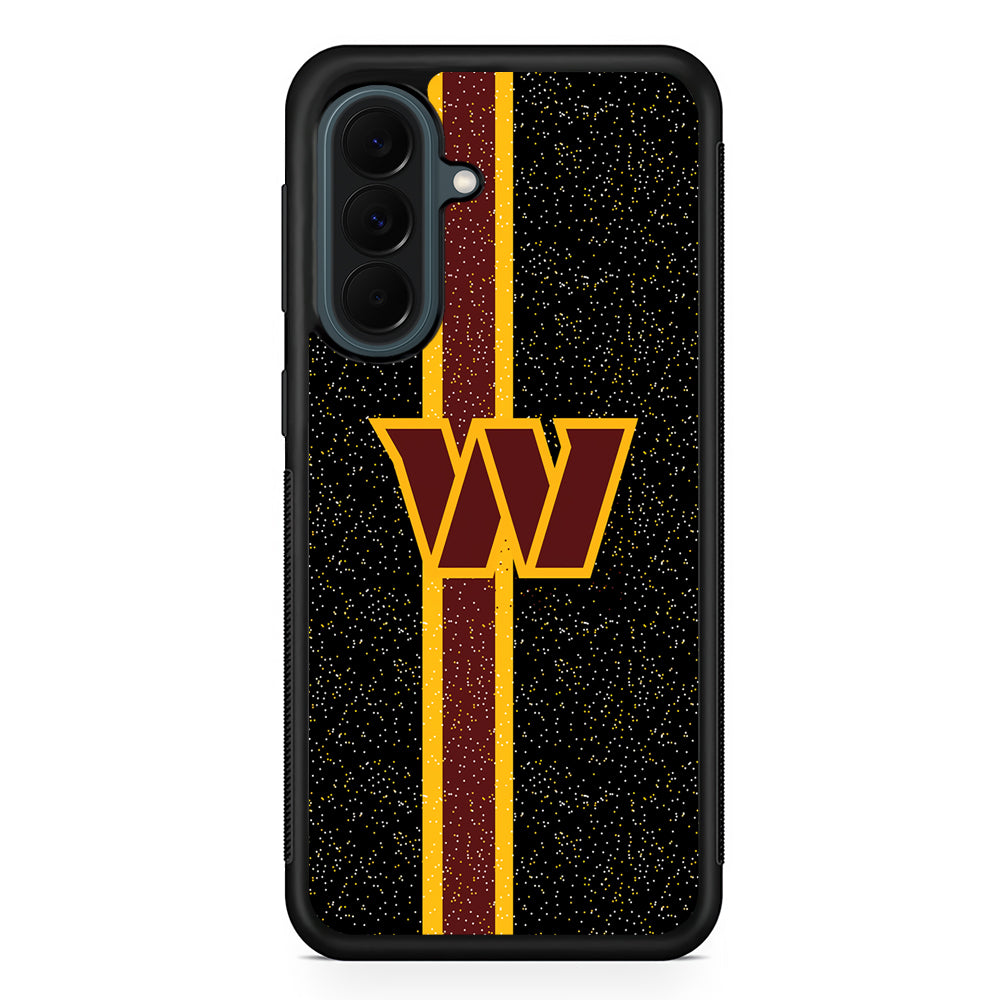 NFL Washington Commanders Freckles Samsung Galaxy A37 Case | Samsung Galaxy A37 Rubber Phone Case