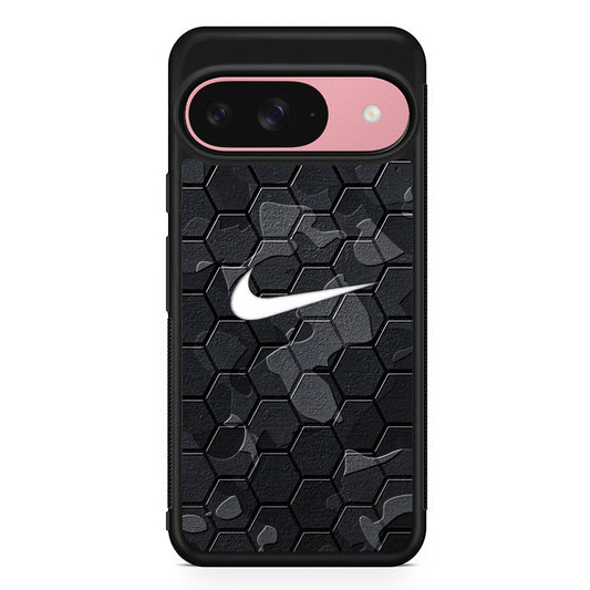Nike Hexagon Pattern Camo Google Pixel 9 Case | Durable Google Pixel 9 Cover