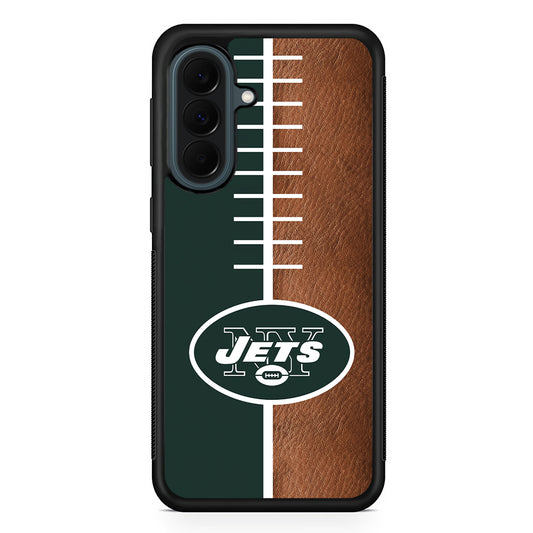 NFL New York Jets Logo Samsung Galaxy A37 Case | Samsung Galaxy A37 Rubber Phone Case
