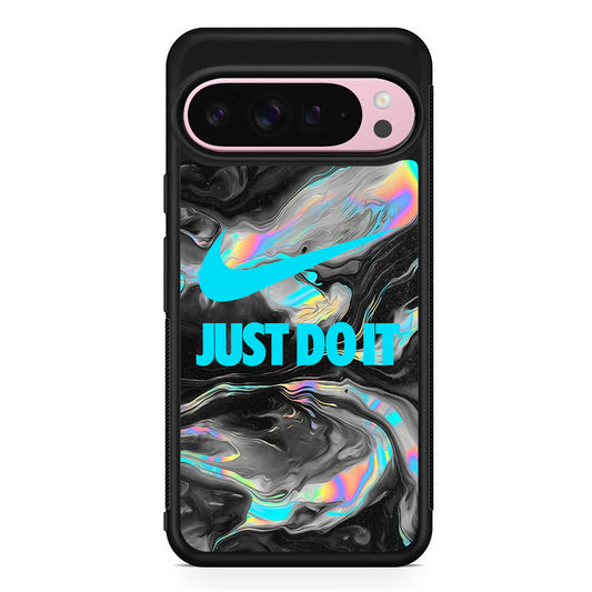 Nike Marble Chrome Google Pixel 9 Pro XL Case | Protective Cover