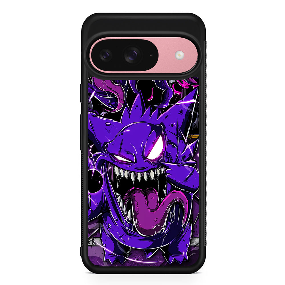 Pokemon Evil Gengar Google Pixel 9 Case | Google Pixel 9 Protective Rubber Case