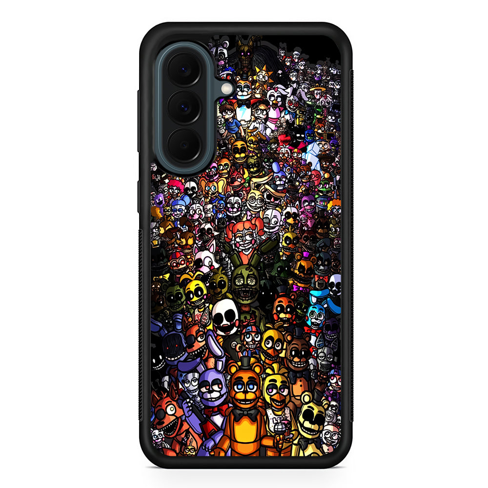 Five Nights at Freddy's Assemble Samsung Galaxy A37 Case | Samsung Galaxy A37 Rubber Phone Case