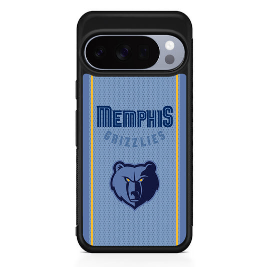 NBA Memphis Grizzlies Jersey Google Pixel 10 Pro Case | Slim Google Pixel 10 Pro Rubber Case