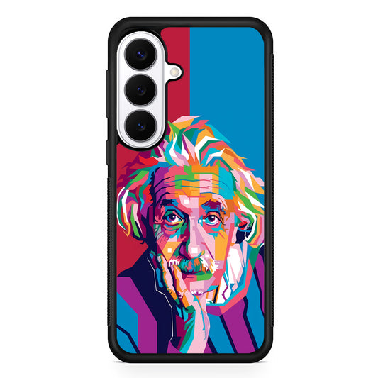 Albert Einstein Pop Art Illustration Samsung Galaxy S26 Plus Case | Slim Protective Cover for Samsung Galaxy S26 Plus