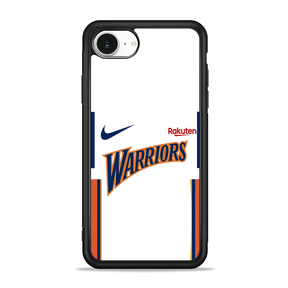 Nike NBA Warriors Jersey iPhone 16e Case - Slim Silicone Case