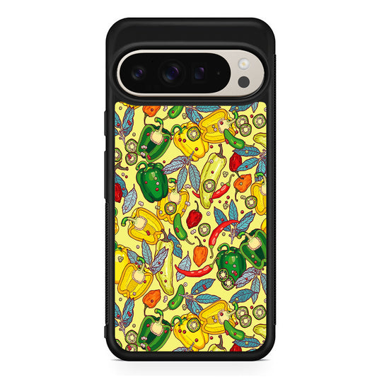 Healthy Vegetarian Food Google Pixel 9 Pro Case | Slim Protective Cover