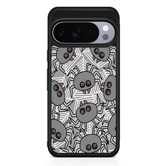 Spidersweb Cartoon Google Pixel 10 Pro Case | Slim Google Pixel 10 Pro Rubber Case