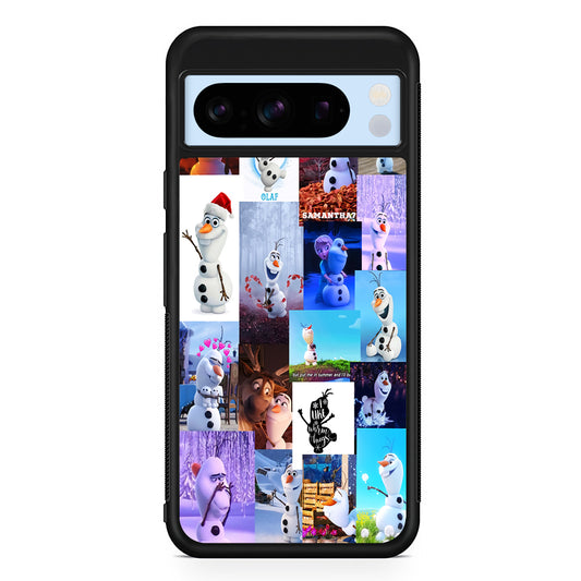 Olaf Frozen Aesthetic Google Pixel 8 Pro Case | Slim Rubber Case for Google Pixel 8 Pro