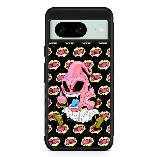 Kid Buu OMG Word Patern Google Pixel 8 Case | Durable Protective Cover for Google Pixel 8