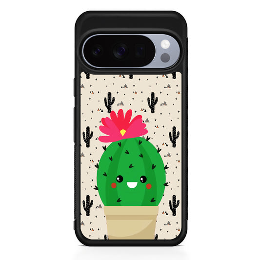 Cactus Tiny Pot Google Pixel 10 Pro Case | Slim Google Pixel 10 Pro Rubber Case