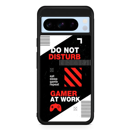 Caution and Do Not Disturb Google Pixel 8 Pro Case | Slim Rubber Case for Google Pixel 8 Pro