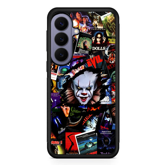 IT Clown Gaze From The Poster Samsung Galaxy S26 Case | Durable Rubber Case for Samsung Galaxy S26
