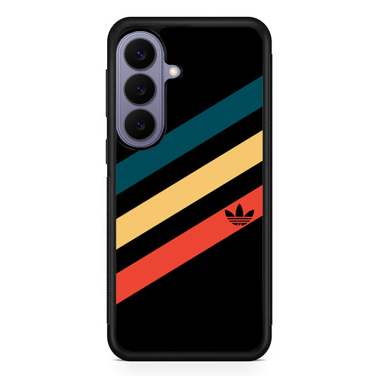 Adidas Prime Stripe Samsung Galaxy S26 Case | Slim Protective Rubber Case for Samsung S26