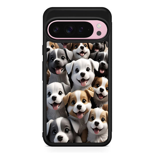A Group of Cute Puppies Dog Google Pixel 9 Pro XL Case | Protective Cover
