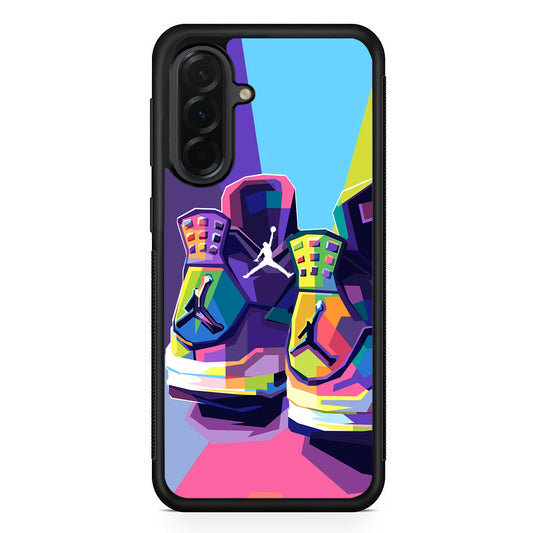 Air Jordan Pop Art Touch Samsung Galaxy A36 Case | Slim Samsung Galaxy A36 Protective Case
