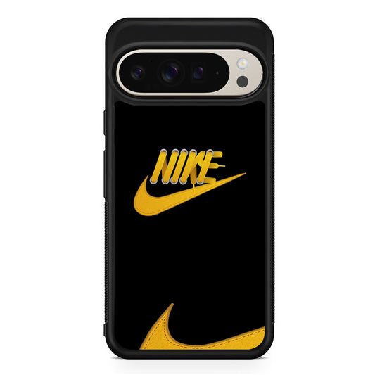 Nike Yellow Shoelace Google Pixel 9 Pro Case | Slim Protective Cover