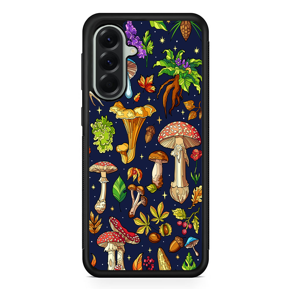 Various Mushrooms Autumn Samsung Galaxy A56 Case | Samsung Galaxy A56 Protective Rubber Case