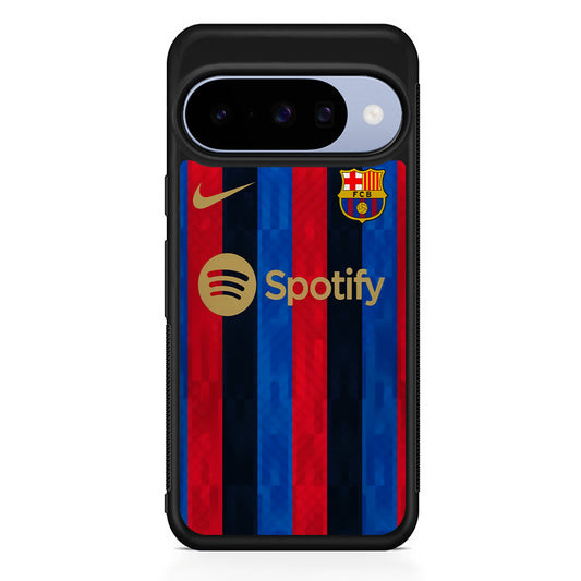 Nike Barcelona Jersey Home Google Pixel 10 Case | Google Pixel 10 Rubber Protective Case