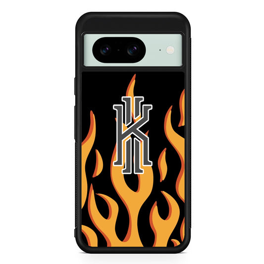 Kyrie Irving Burning Logo Google Pixel 8 Case | Durable Protective Cover for Google Pixel 8