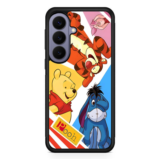 Winnie The Pooh Friends for Life Samsung Galaxy S26 Case | Durable Rubber Case for Samsung Galaxy S26