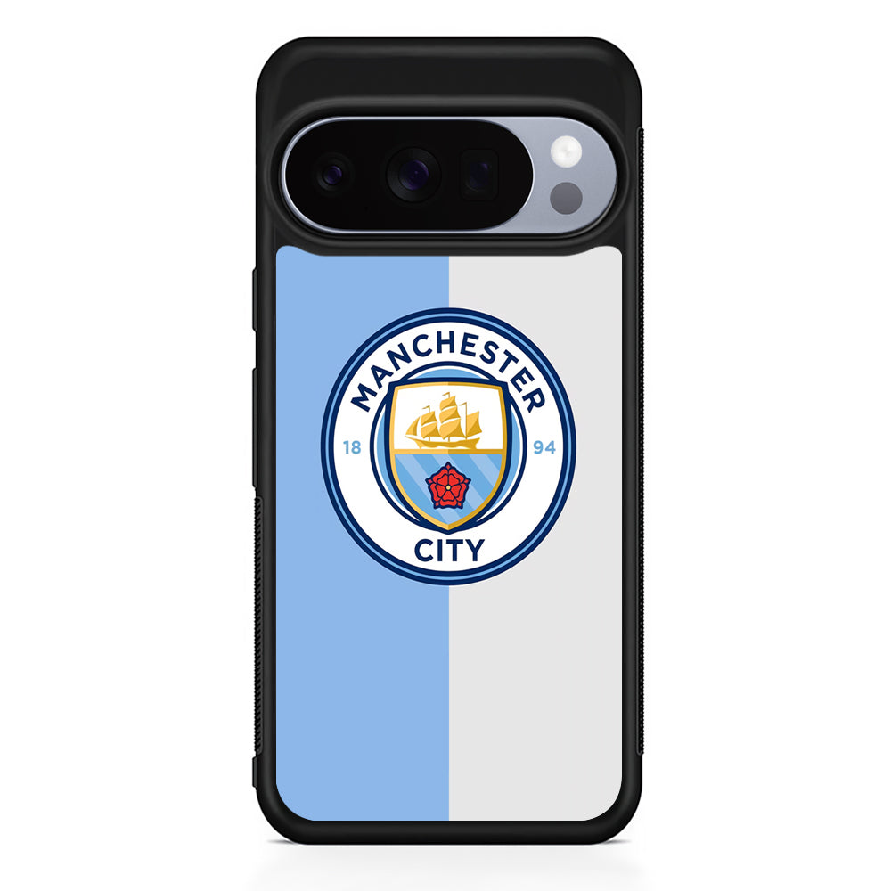 Manchester City Colour Of Pride Google Pixel 10 Pro Case | Google Pixel 10 Rubber Protective Case