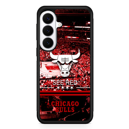 NBA Chicago Bulls See Red Samsung Galaxy S26 Plus Case | Slim Protective Cover for Samsung Galaxy S26 Plus