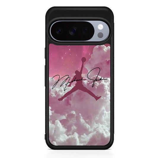 Air Jordan Signature Art of Aesthetic Aurora Google Pixel 10 Pro Case | Slim Google Pixel 10 Pro Rubber Case