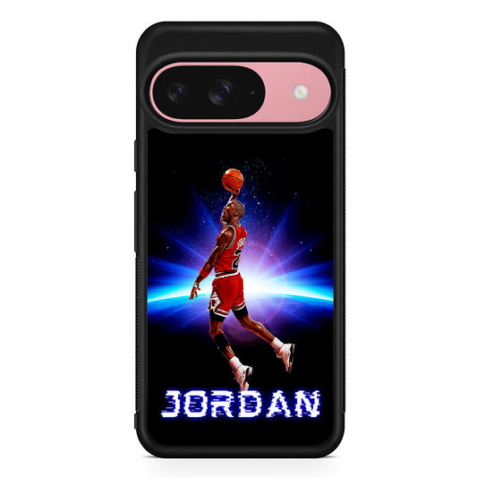Jordan Slam Dunk Galaxy Google Pixel 9 Case | Google Pixel 9 Protective Rubber Case