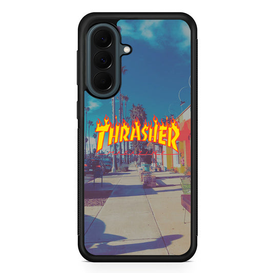 Thrasher Passed Road Samsung Galaxy A37 Case | Samsung Galaxy A37 Rubber Phone Case