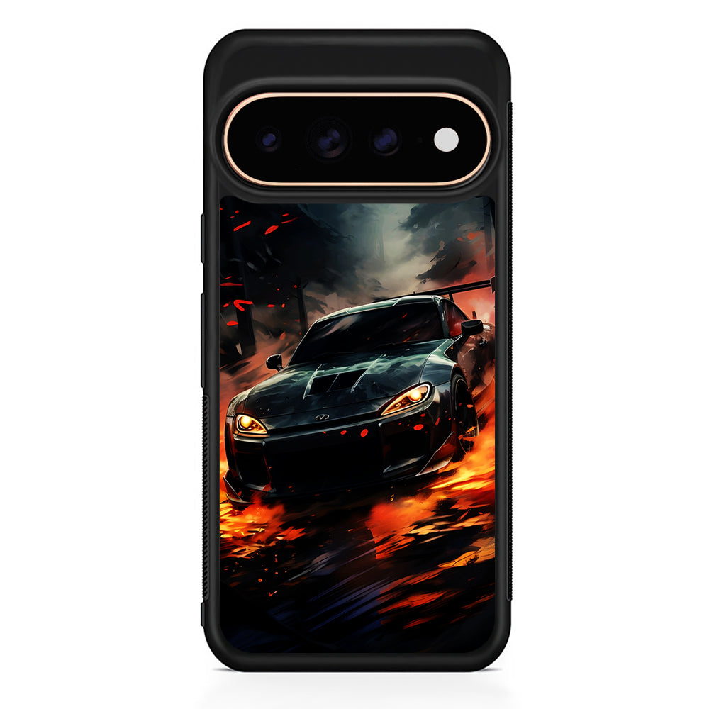 Sport Car Drift Smoke Google Pixel 11 Pro Case - Stylish Protective Phone Case