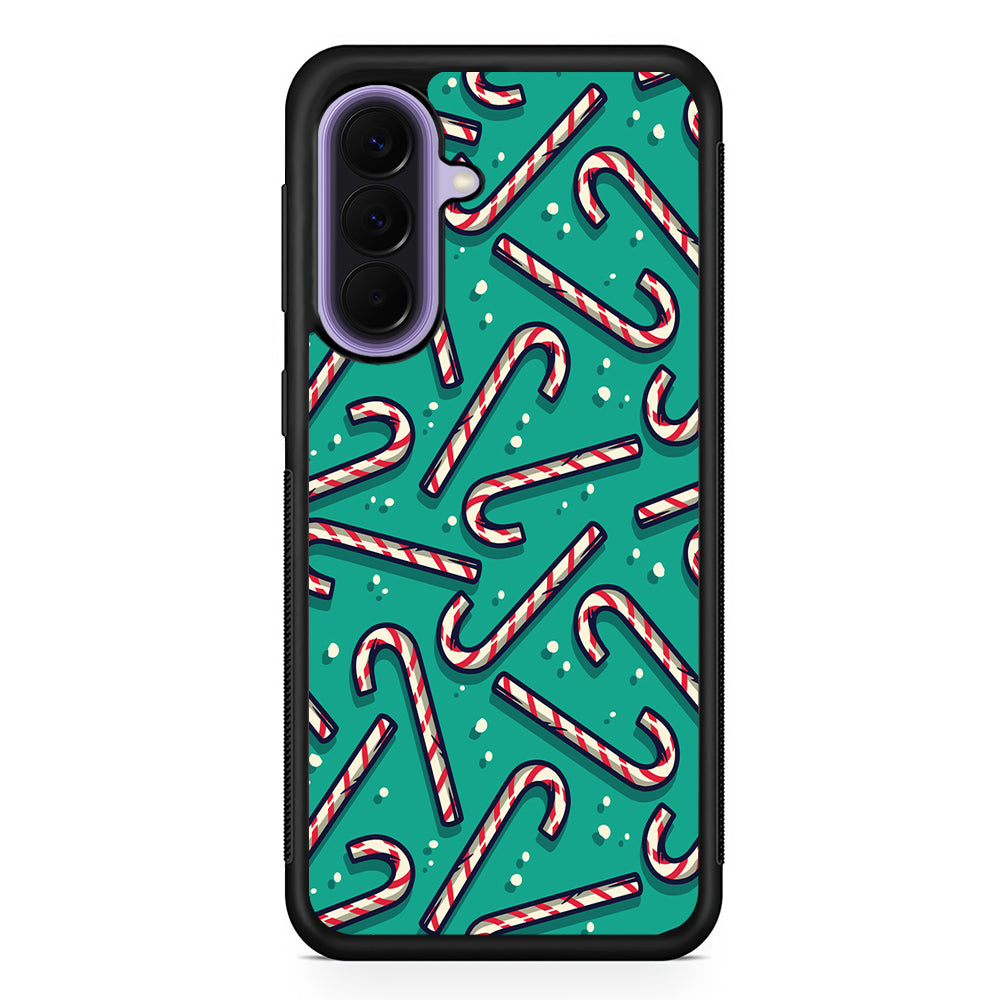 Candy Cane Lollipop Samsung Galaxy A57 Case | Slim Samsung Galaxy A57 Rubber Case