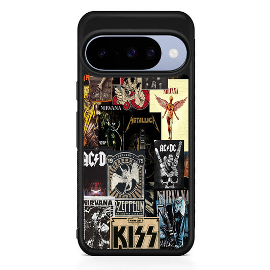 Heavy Metal Rock Music Band Google Pixel 10 Case | Google Pixel 10 Rubber Protective Case